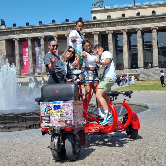 Beer Bike & Party Bike: Unforgettable Berlin City Tour incl. pickup - Stop-by-stop Berlin sights in a 1–2 hour loop
