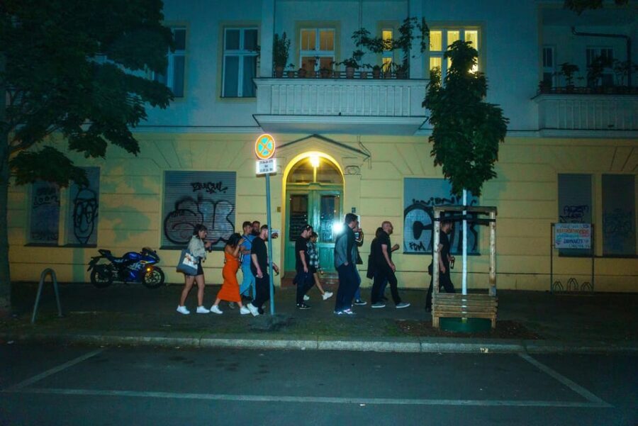 Berlin: Underground Party Tour - The Club Night at Warschauer Straße: Entrance, Dance Show, and the Techno Portion